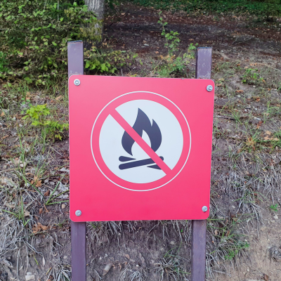 no campfires allowed