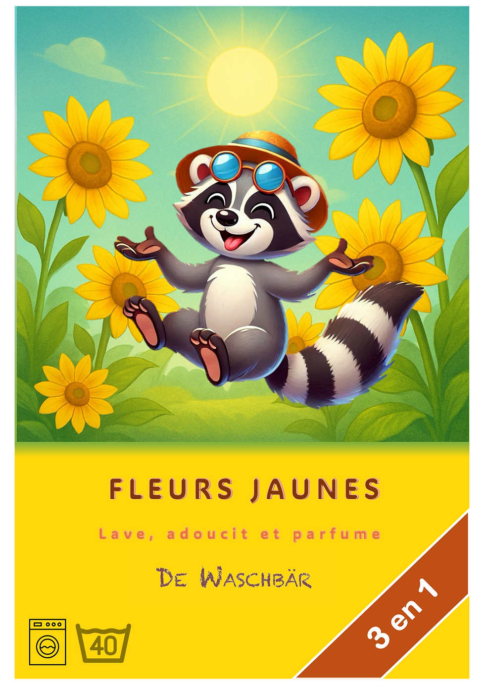 FLEURS JAUNES 3 en 1 - 5L