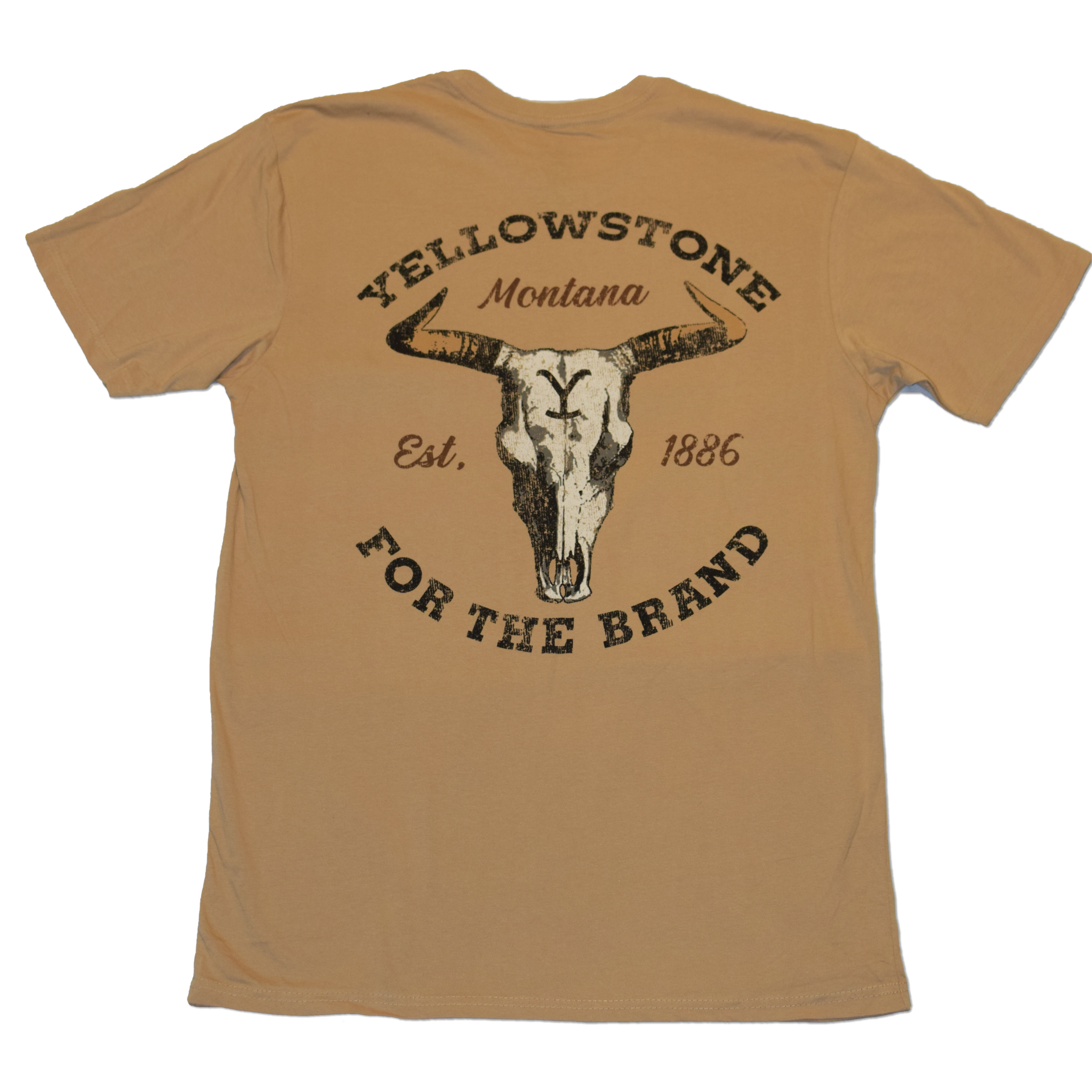 Yellowstone Cattle Skull Logo