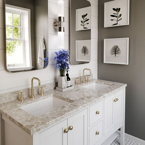 Custom Bathroom Vanity Countertops by iDesign Granite