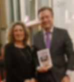 Photo of Jan J. and SM with Book