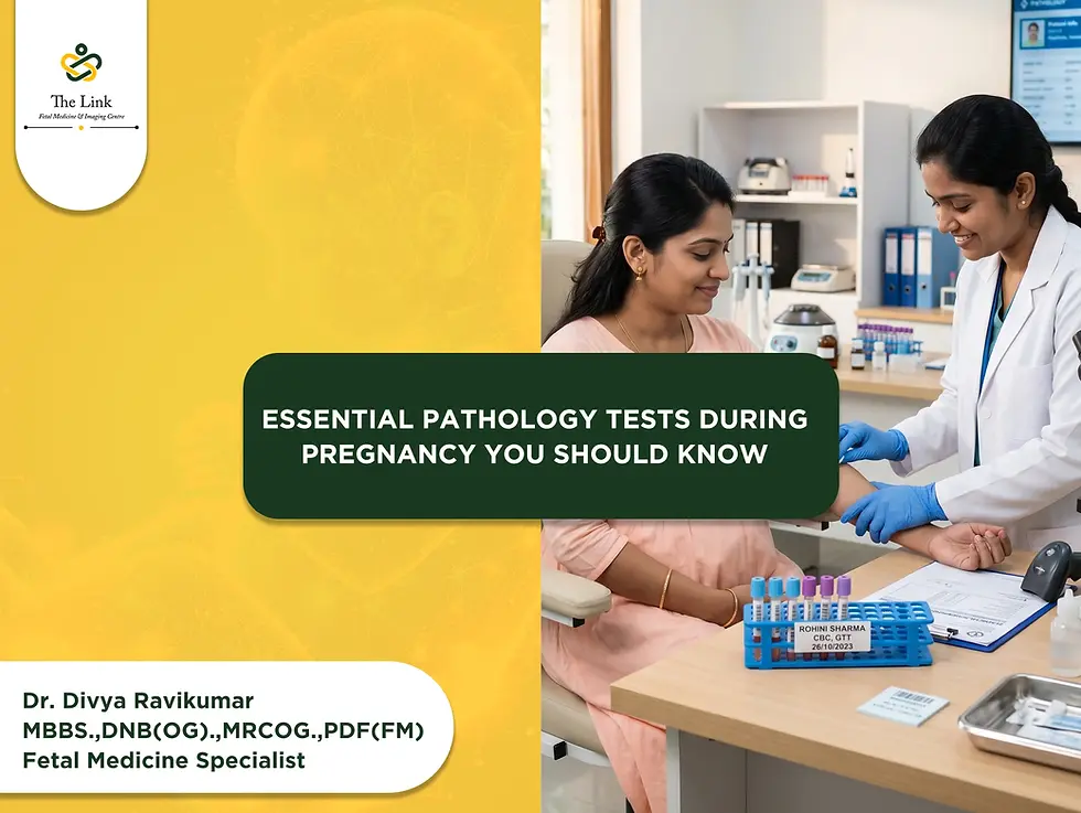 Essential Pathology Tests During Pregnancy You Should Know