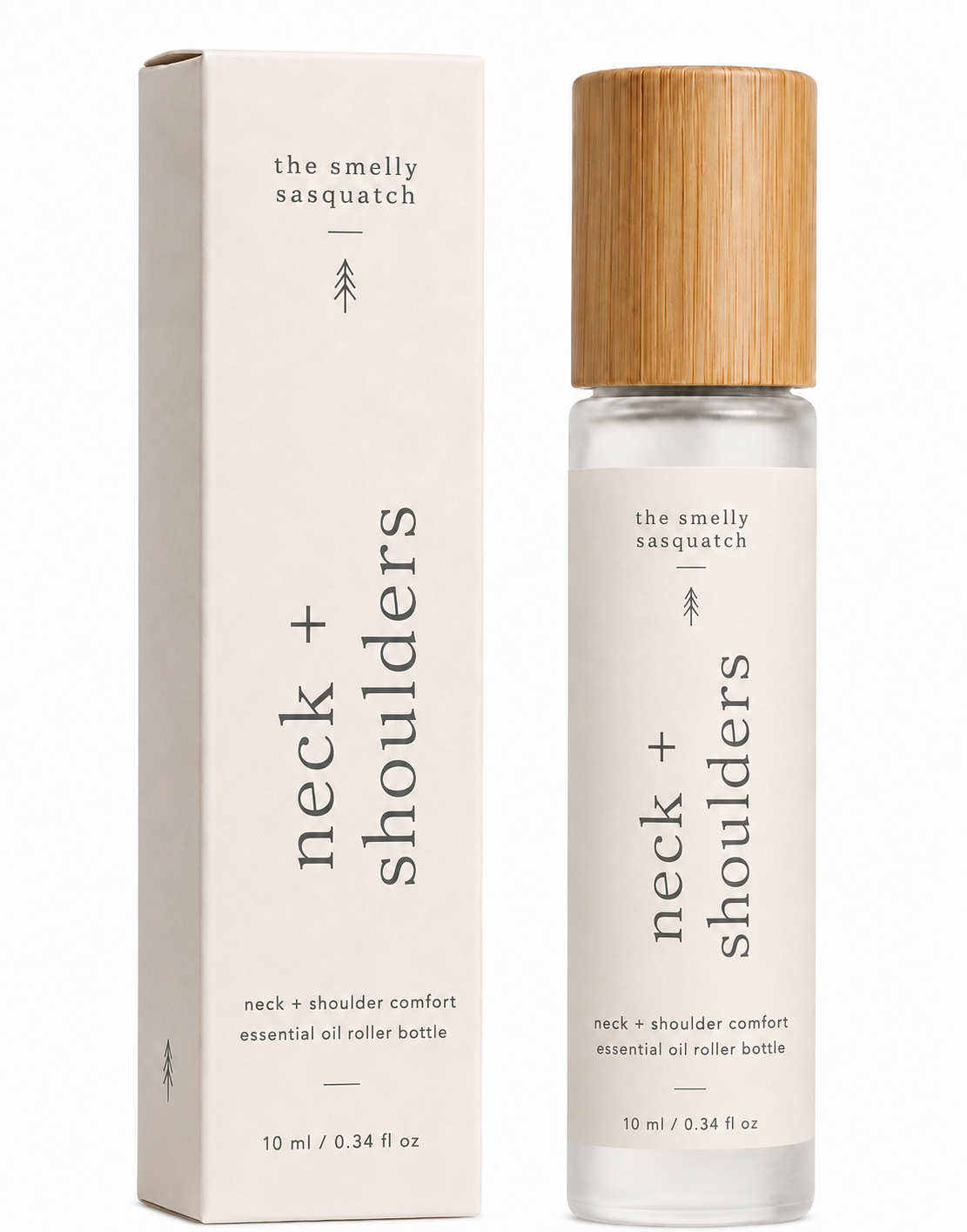 Neck + Shoulders Essential Oil Blend Roller Bottle