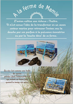 Affiche savons 'Huîtres'