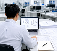 REGULUS box build assembly with technical document and BOM review, featuring engineering evaluation of assembly drawings and product specifications.