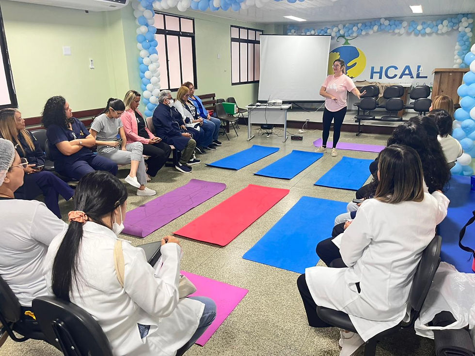 O Hcal, em Macapá, realizou ação do Janeiro Branco para promover a saúde mental e o cuidado emocional