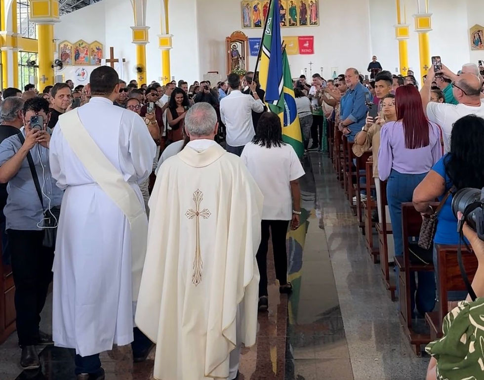 A celebração reuniu autoridades locais e moradores de Macapá
