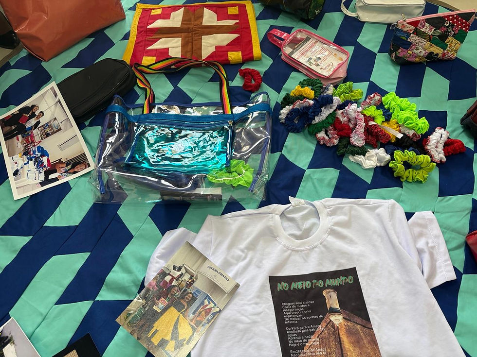 Trapoterapia transforma retalhos em oportunidade e recomeço para mulheres em Macapá