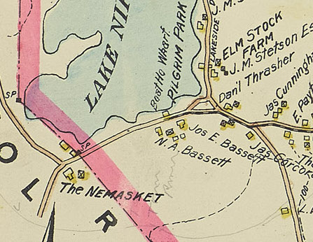 Bassett property, 1903. Plymouth County Atlas.