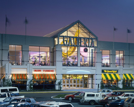 Food Court entrance, evening, 1992