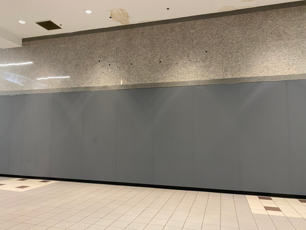 Former Sears interior entry, upper level, 2019