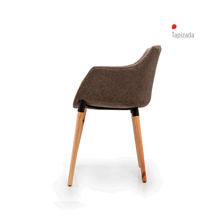 Miniatura: Silla FRIDA WOOD Tapizada