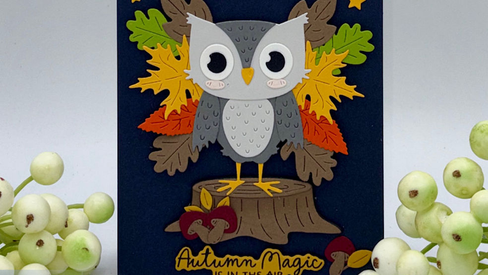 Owl Be There … Spellbinders Small Die of the Month for September, 2026