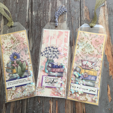 Shaker Bookmarks featuring Graciellie Design Images and 'The Fuse'