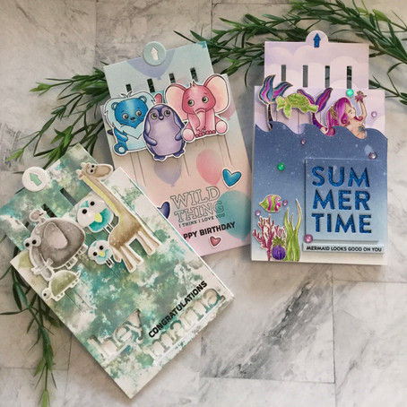 'Summertime' Equals 'Funtime' with Simon Says Stamp's Quintuple Slider