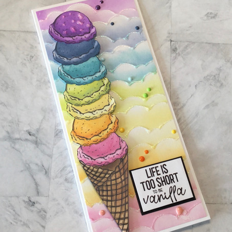 Summertime Rainbows featuring Graciellie Design’s Coffee & Ice Cream