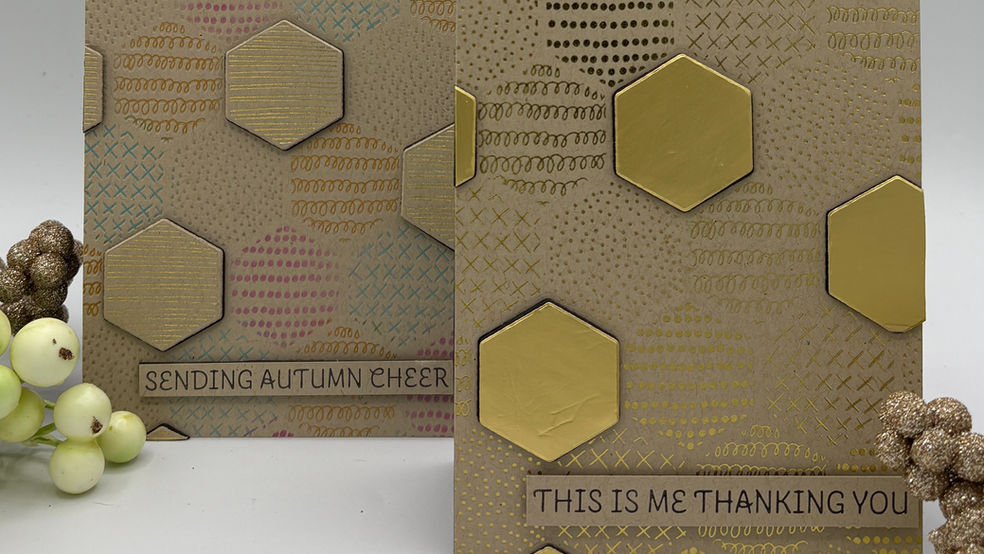 Spellbinders BetterPress of the Month for September, 2025– Sketchy Hexi