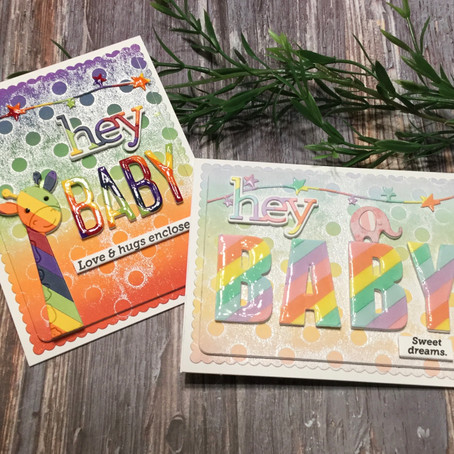 "Hey Baby!!!" featuring Paper Piecing with Simon Says Stamp's Picture Book Critters