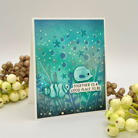 Spellbinders’ Stencil of the Month for August, 2025