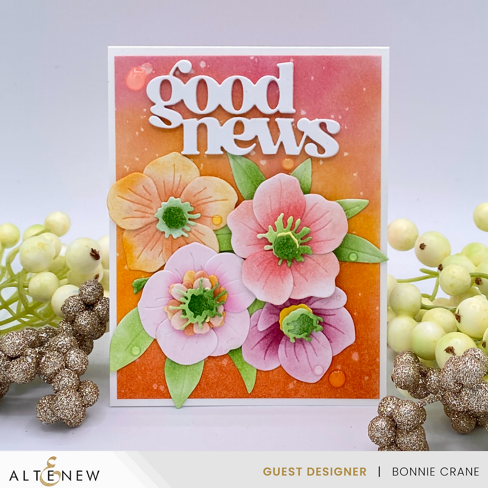 Altenew’s Craft A Flower for September Hellebore & VIDEO