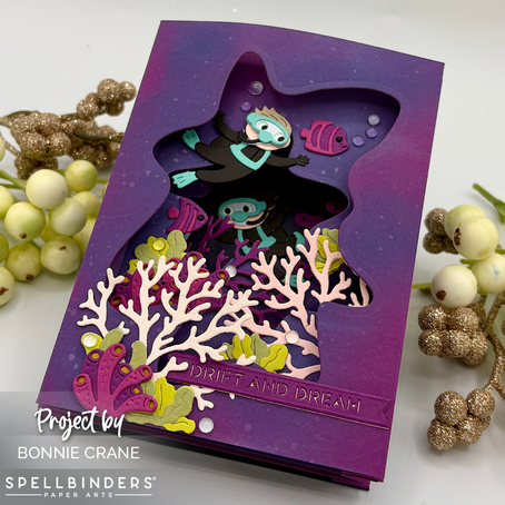 Tunnel Card with Spellbinders’ Small Die of the Month for August & VIDEO