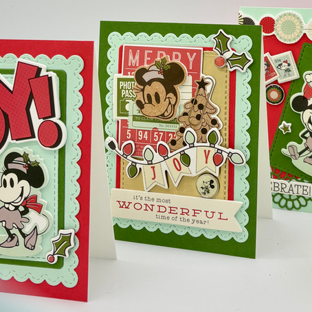 Easy & Easier … Two Sets of Classic Mouse Christmas Cards