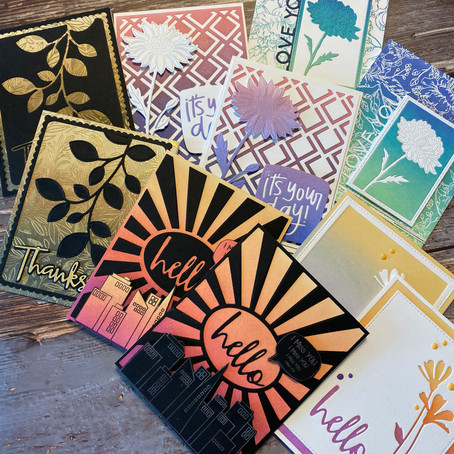 Positive and Negative Design featuring Simon Says Stamp's Wafer Dies