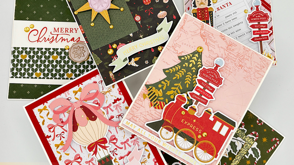 Spellbinders’ Merry Moments Holiday Kit for 2025: Card Making … a bakers’s dozen!