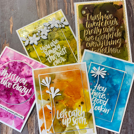 Simon Says Stamp’s Everything Together and Alcohol Inks