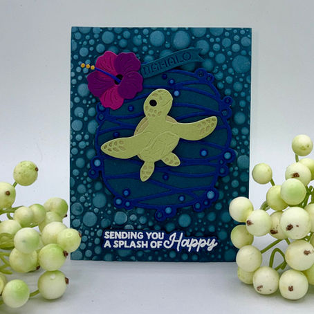 A Tropical Splash of Happy With Spellbinders Small Die of the Month for June, 2026