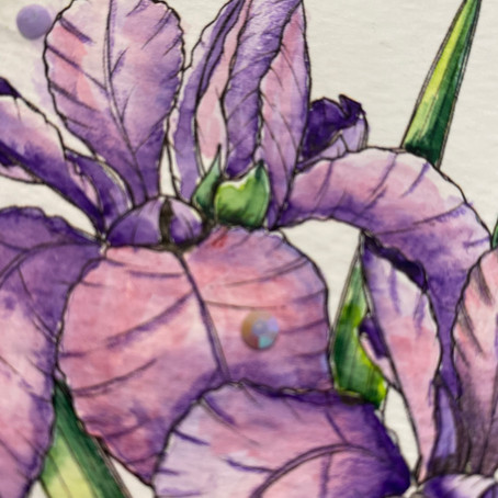 Simple Watercolour Glazing ... featuring Graciellie Design 'Family Love'