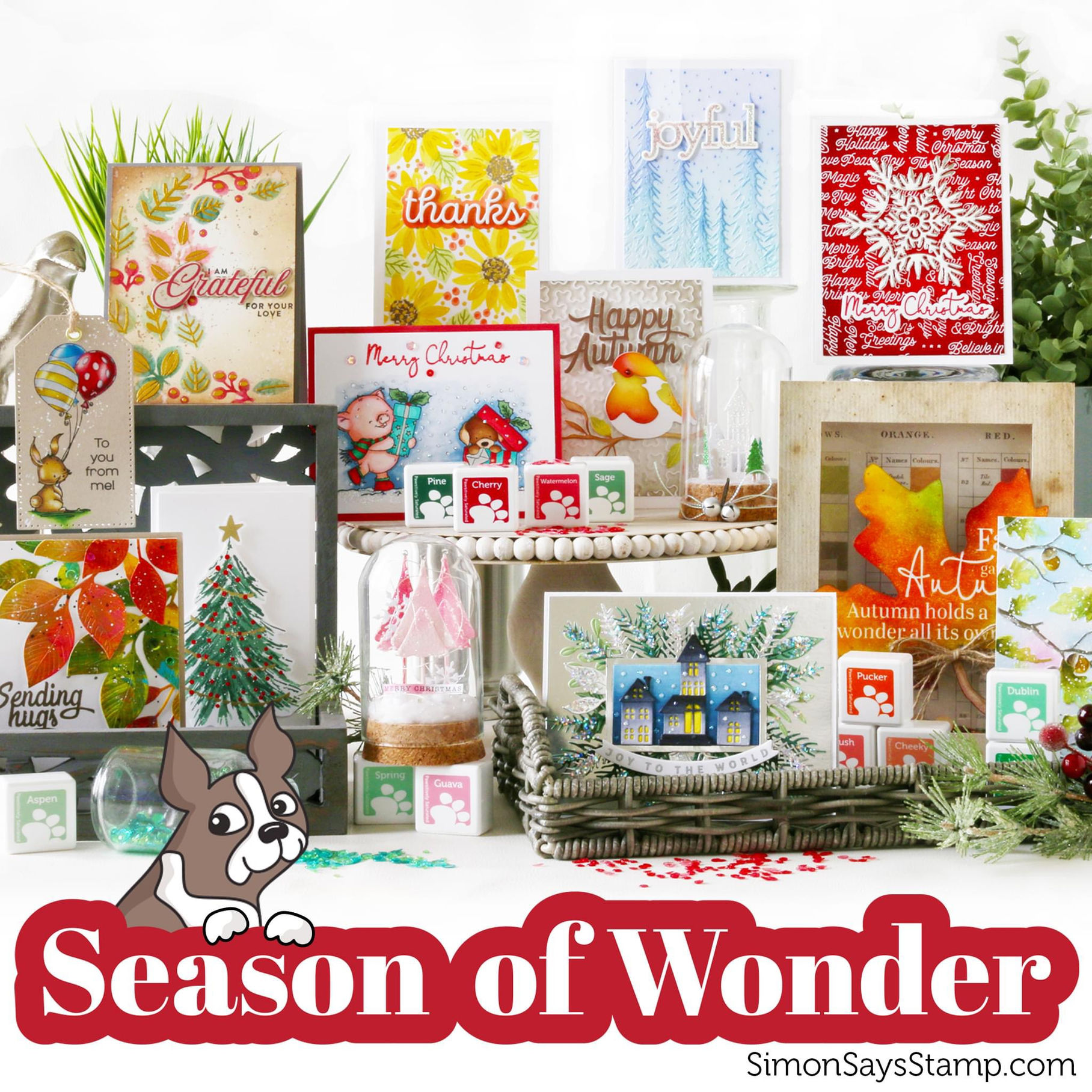NEW RELEASE … Creating Backgrounds with Sentiments featuring Simon Says Stamp’s BOLD SMILES