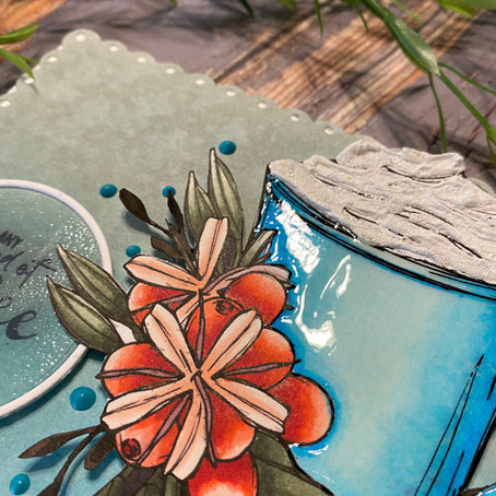 Coffee Lovers Blog Hop Featuring Graciellie Design's Coffee Queen