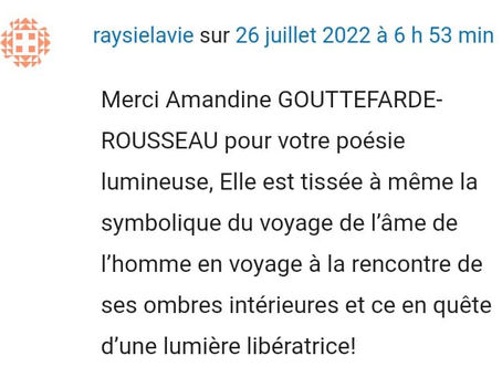 Un témoignage bien sympathique...