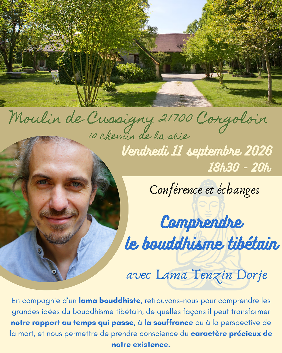 Comprendre le bouddhisme tibétain avec Lama Tenzin Dorje