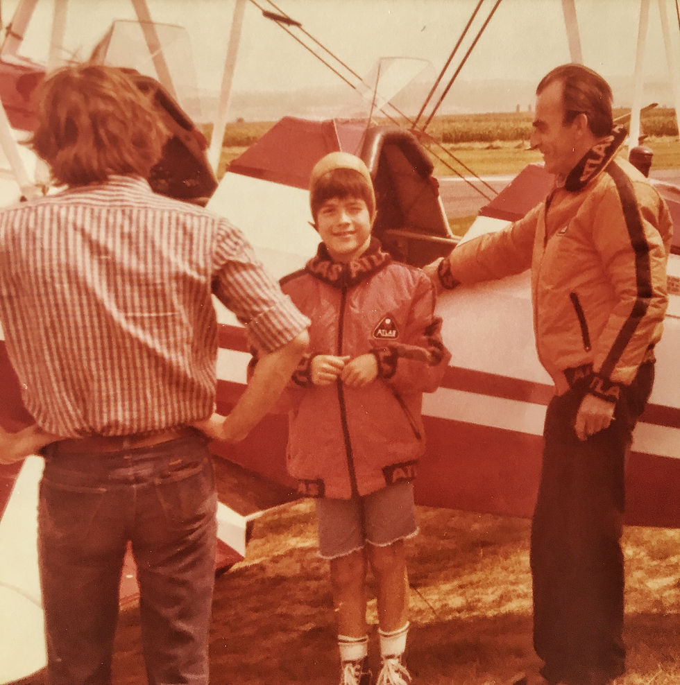 Mein erster Schnupperflug in einer Focke Wulf Stieglitz 1979