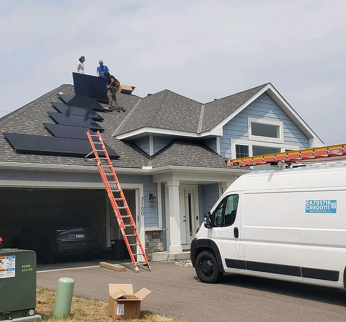 Blue Raven Solar install