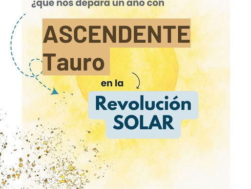 Ascendente Tauro en revolución solar