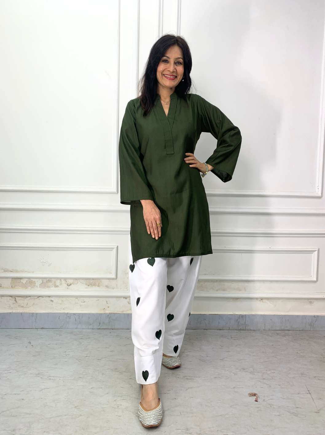 Cupid Olive Farshi Set