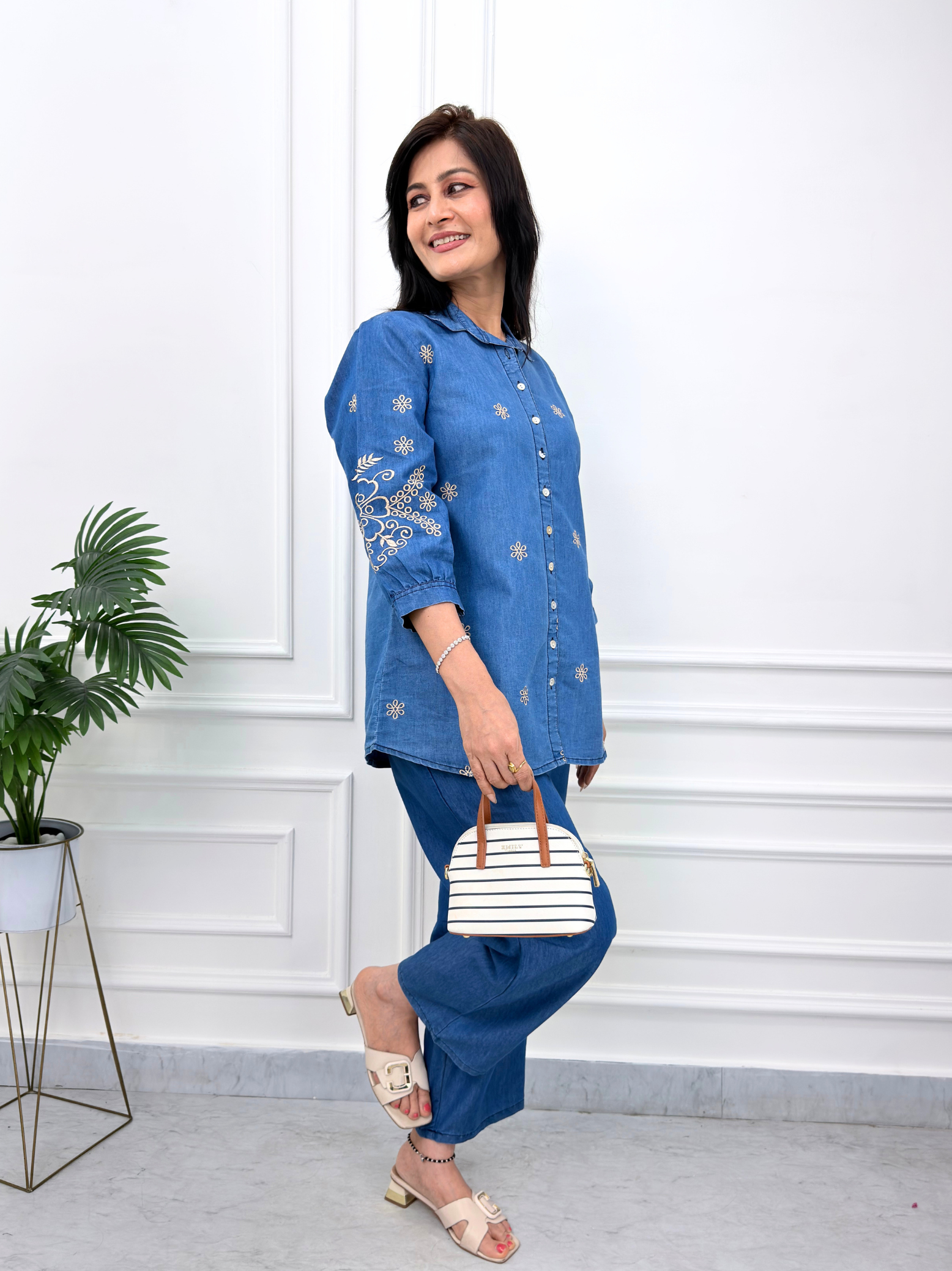 Diesel Blue Denim Co-ord Set