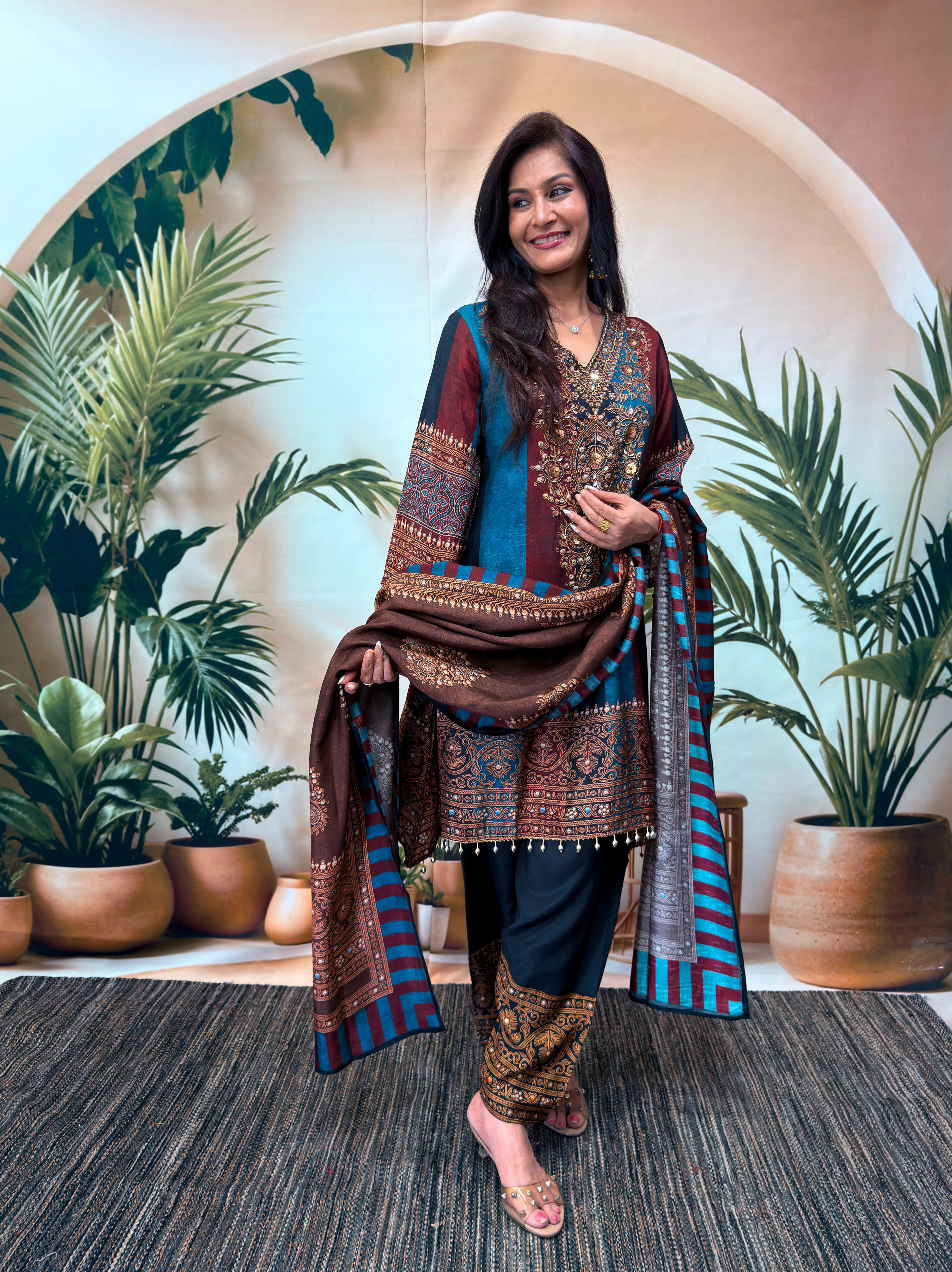 ALIZEH BLUE KARACHI SET