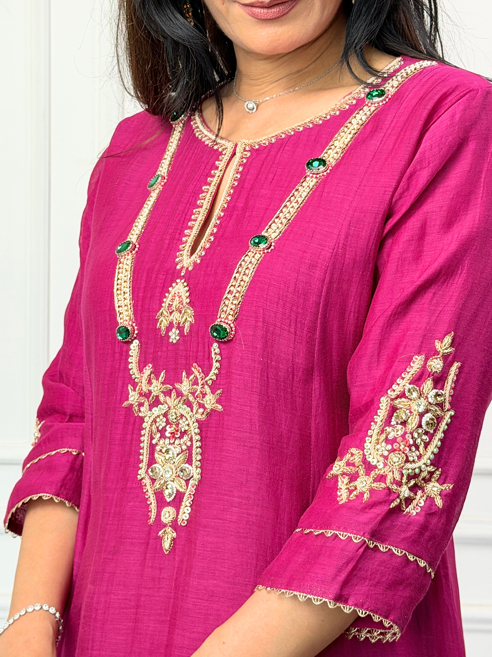 Thumbnail: Pink Kurti Set