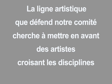"La ligne artistique..."
