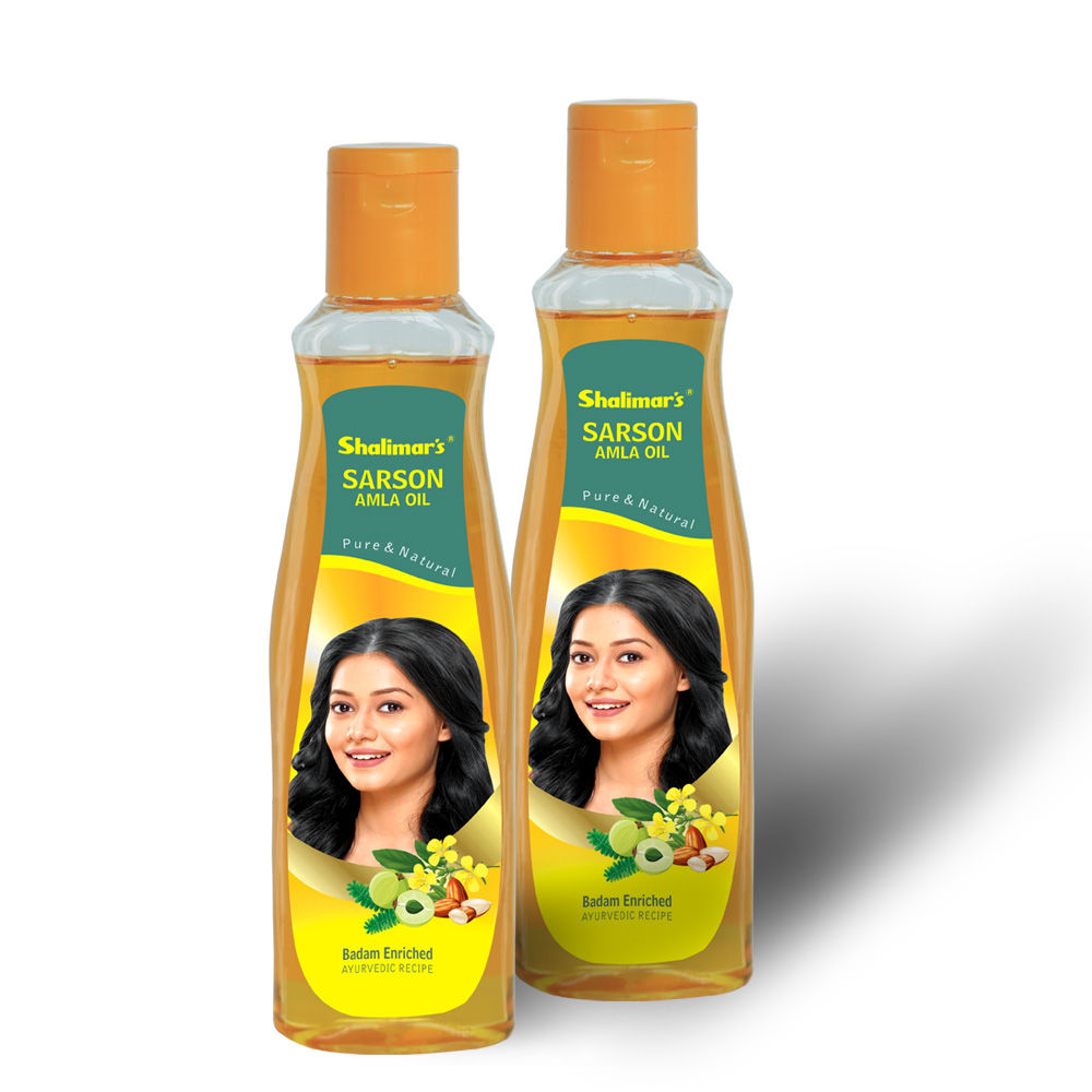 Shalimar's Sarson Amla oil 70ml pack of 2