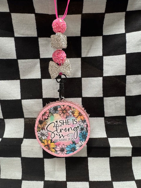 She is Strong Car Freshener