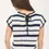 Thumbnail: Navy Striped Knitted Top