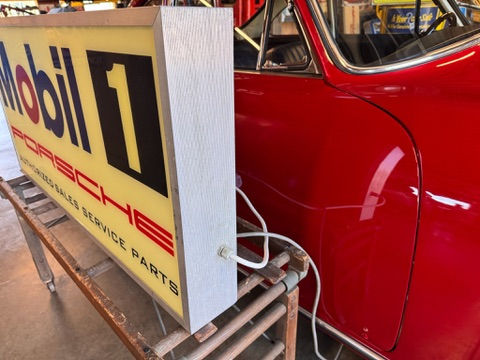Thumbnail: Illuminated Porsche Mobil 1 Sign - 39 Inches