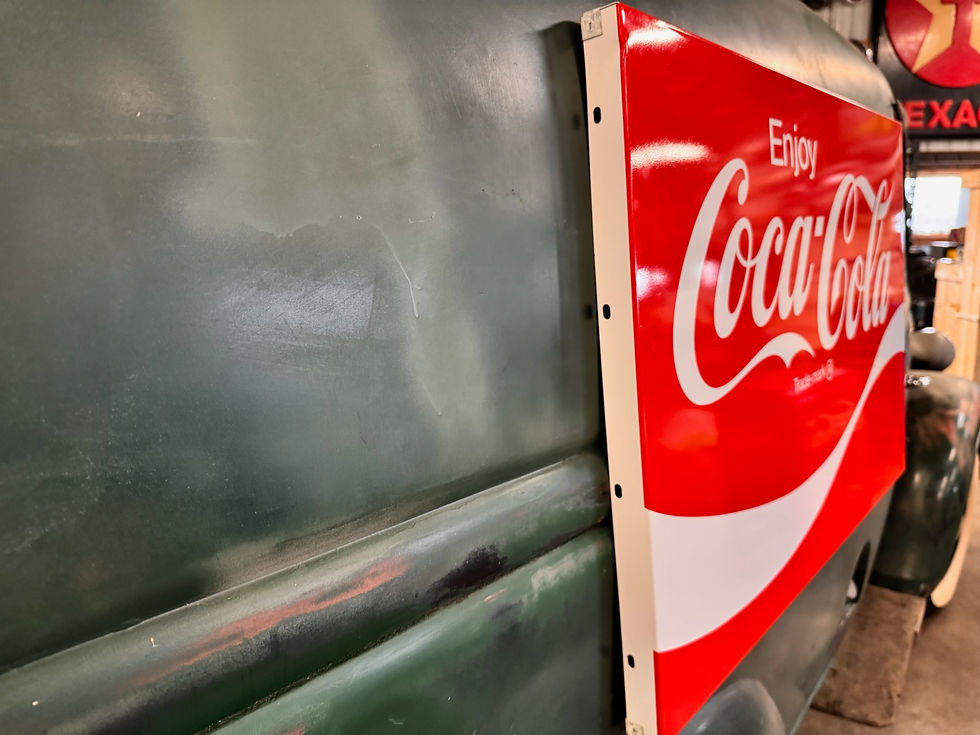 Thumbnail: Vintage Coca Cola Sign Metal 36 Inches