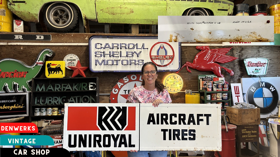 Uniroyal Aircraft Tires Sign