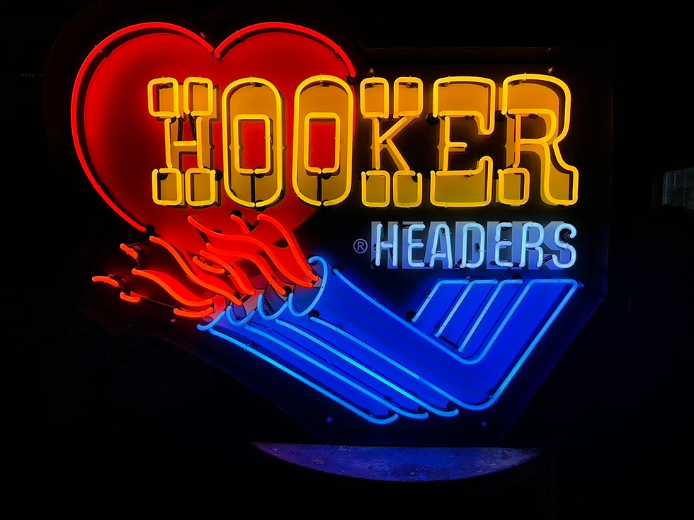 Hooker Headers Neon Sign